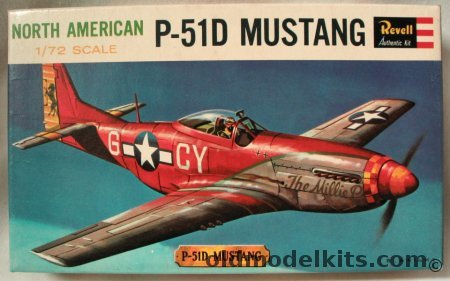 Revell 1/72 North American P-51D The Millie P, H619-49 plastic model kit